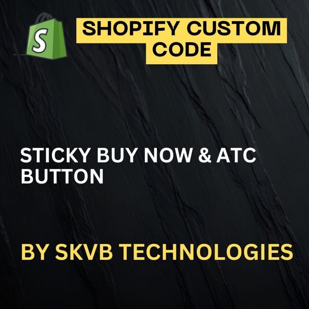 Sticky Buy Now  & ATC Button