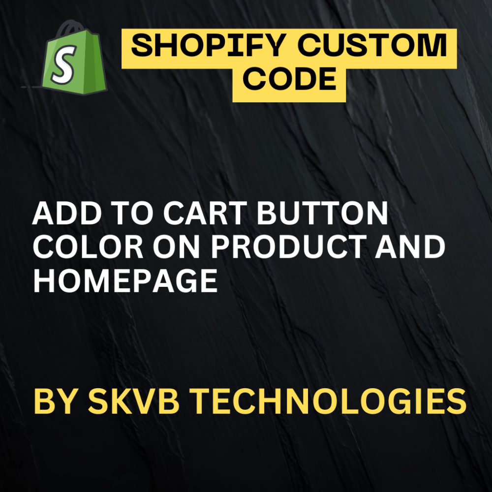 Add to Cart Button Color on Product and Homepage