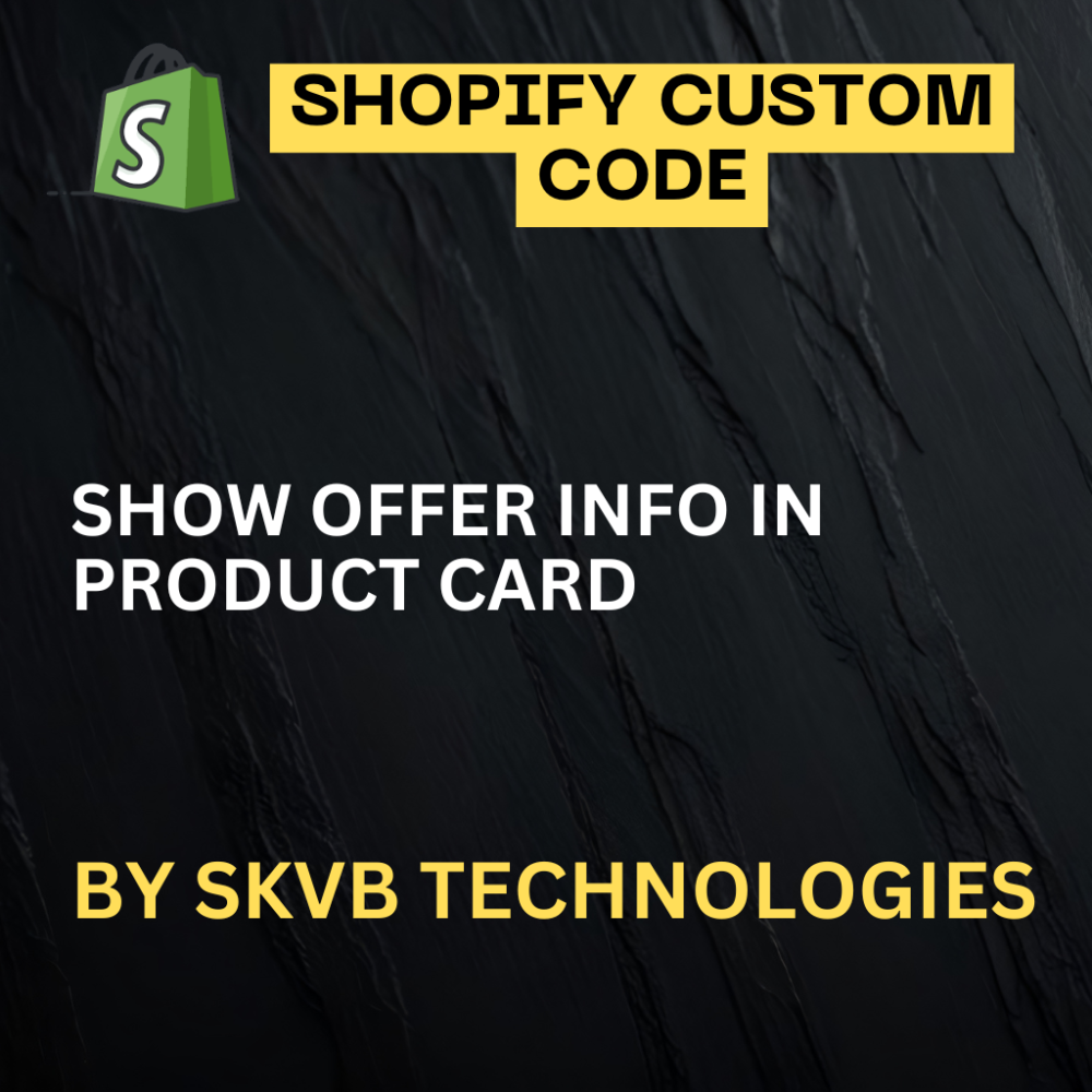 Show Offer Info on Product Cards